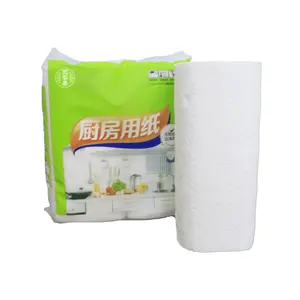 Wcx Oem 2 Rolls One Pack Kichen Handdoek Papier Voor Olie Absorptie Keuken Handdoek Toiletpapier