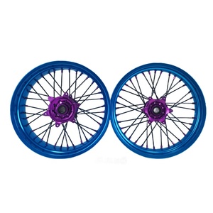 Juego de Ruedas <span class=keywords><strong>Supermotard</strong></span> para Motocross, Compatible con <span class=keywords><strong>KTM</strong></span> EXC SXF 2003-2024, 17-3.5/5.0, para Motocicleta Todoterreno - Product Image 3