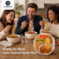 Mie Daging Sapi Beku Pedas 350g Siap Panaskan di Microwave, Makanan Praktis untuk Retail & Private Label