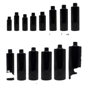 Luxury Black 150ml-500ml PET Plastic Pump Sprayer Bottle Silk Screen Printing <b>for</b> <b>Face</b> Mask Shower Gel Pet Shampoo Skin Care - Product Image 2