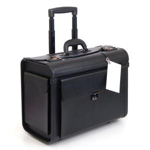 2023 haute qualité vente chaude pu personnalisé mans en cuir pilote bagages compagnie aérienne embarquement Trolley <span class=keywords><strong>case</strong></span> - Product Image 6