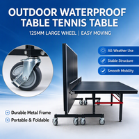 Table de tennis de table pliable en PVC, table de ping-pong d'intérieur pour adolescents, adultes, clubs et usage domestique, rangement facile