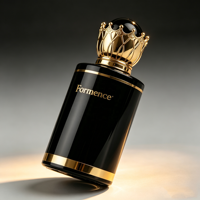 Flacons de parfum en verre cylindriques au design unique, 30 ml, 50 ml, 100 ml, flacons de parfum vides avec boîte personnalisée