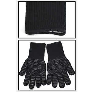 Gants de cuisine personnalisés en silicone résistants à la chaleur extrême pour barbecue, four à micro-ondes, avec support de pot - Product Image 5