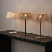Lampe de table moderne en corde de coton, lampe de bureau bohème pour chambre à coucher, salon, hôtel, E27, couleur personnalisée