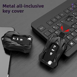 Para VW Volkswagen Golf 7 MK7 Tiguan MK2 <span class=keywords><strong>SEAT</strong></span> Ateca <span class=keywords><strong>Leon</strong></span> <span class=keywords><strong>FR</strong></span> 2 Ibiza Skoda Octavia funda para llave de coche Fob Material de aleación de Zinc - Product Image 2