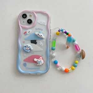 16PRO para Apple para iPhone X 3D Wave Gradient Jade <span class=keywords><strong>Guigou</strong></span> Doll Phone Case Funda protectora Pulsera Carton Design Phone Case - Product Image 6