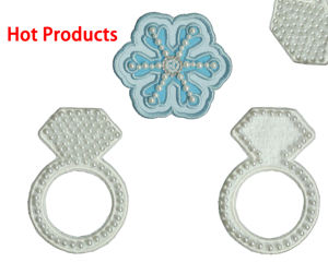 カスタム刺Embroideryパッチハットアイアン刺繍パッチ衣類用アイアンパッチレターシェニール刺Embroideredパール - Product Image 3