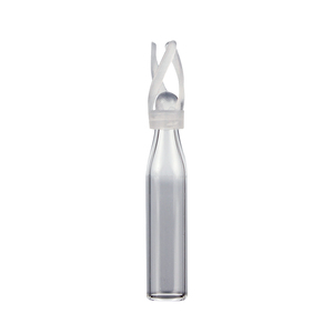 Produits chauds Verre clair 5x29mm <span class=keywords><strong>Insert</strong></span> Base conique en verre transparent avec Polyspring - Product Image 4
