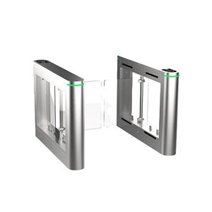 Portes coulissantes de barrière d'oscillation de tourniquets en verre de pleine taille d'OEM d'approvisionnement d'usine - Product Image 1