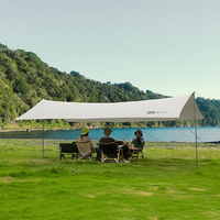 PU3000 imperméable pluie mouche couverture Portable parasol tente Camping abri auvent bâche pour l'extérieur