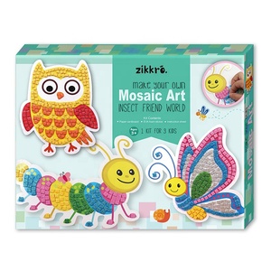 Bambini ragazze ragazzi <span class=keywords><strong>Space</strong></span> Insect Sealife Animal Color Box EVA Mosaic Art Kit perfetto per arti e mestieri fai da te - Product Image 5