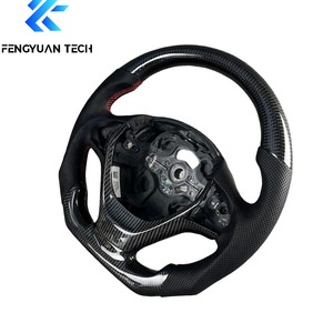Volante de Fibra de Carbono con Luces LED para <span class=keywords><strong>BMW</strong></span> E46 M3 Touring Interior Coupw 328i 330i Ci Xi 2000 2001 <span class=keywords><strong>2002</strong></span> 2003 2004 2005 - Product Image 2