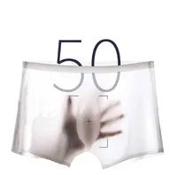 Ice Silk Seamless Underwear for Men, 3D Ultra-Thin