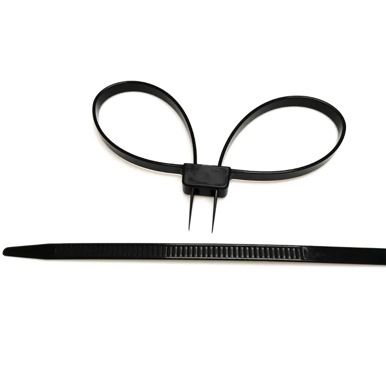 US-NHC12X690 Pull Tight Cable Tie Police Security Double Flex Plastic Nylon Handcuffs