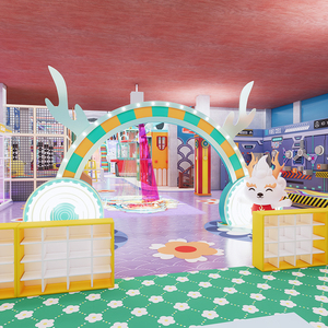 Nouvel équipement de terrain de jeu intérieur pour enfants de style chinois, trampoline, toboggan, thème <span class=keywords><strong>dragon</strong></span>, utilisation commerciale, taille et <span class=keywords><strong>couleur</strong></span> personnalisables - Product Image 4