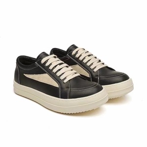 Baskets décontractées en cuir pour hommes 2025 – Design polyvalent effet pieds nus <span class=keywords><strong>avec</strong></span> fermeture à lacets confortable, doublure en maille et amorti - Product Image 5