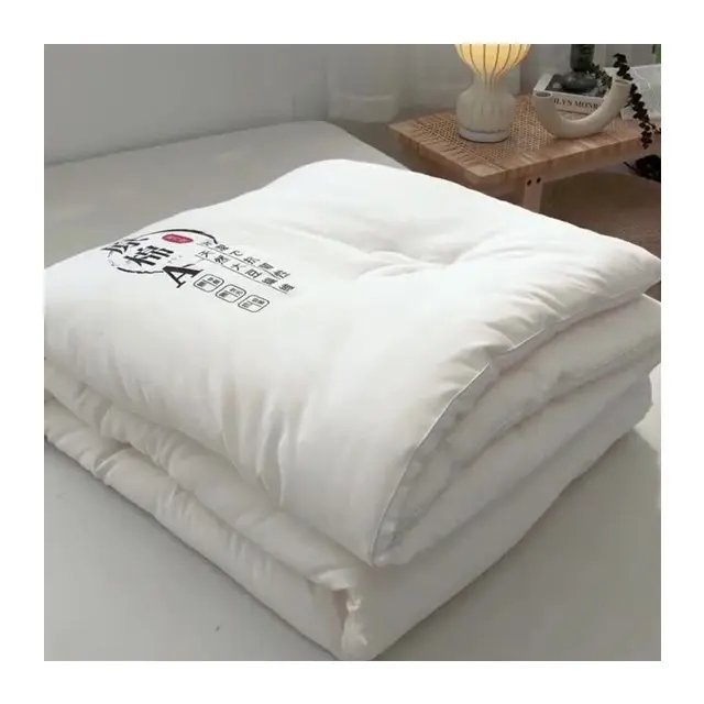 High Quality Gift Box High Super Soft Comfortable Student Knitted Soybean Fiber Cotton Thickened Comforter For All Seasons