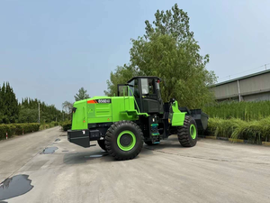 Chargeuse-pelleteuse diesel 856E-MAX verte, équipement de construction robuste, moteur EPA, godet de 400 L, 12200 kg - Product Image 2