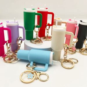 Popular Plastic Mini Cup Plastic <b>Keychain</b> Irregular Shape <b>Personalized</b> Keyholder - Product Image 5