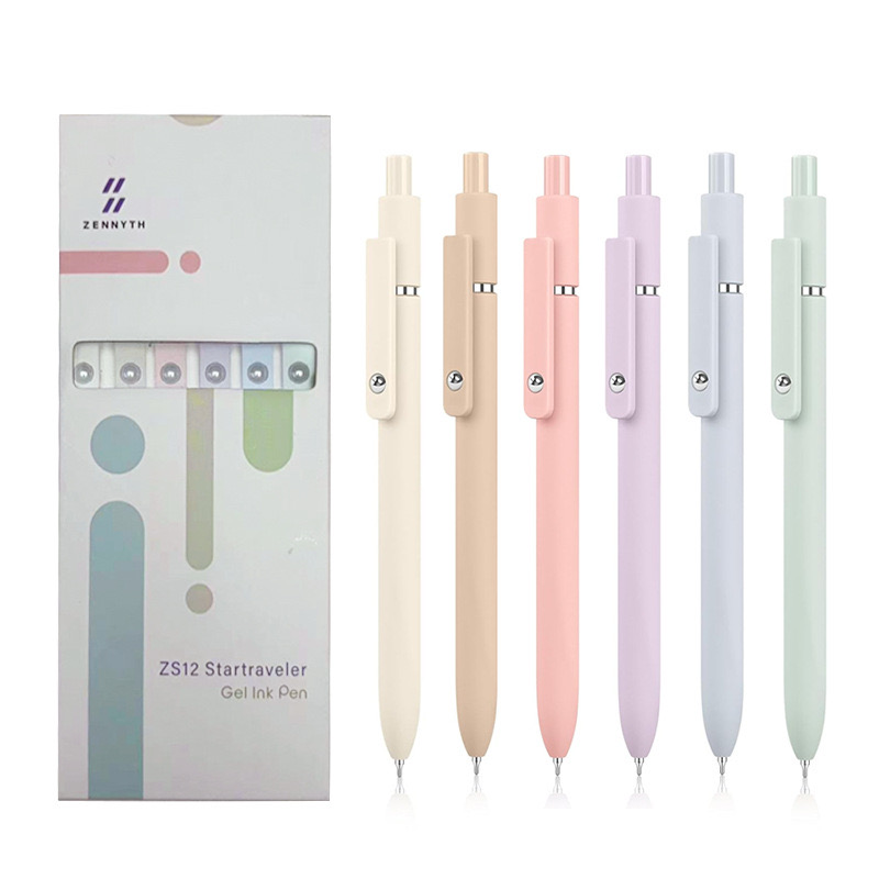 Customization gel pens wholesale Custom stationery gel pen for printing or engraving school supply stationery set