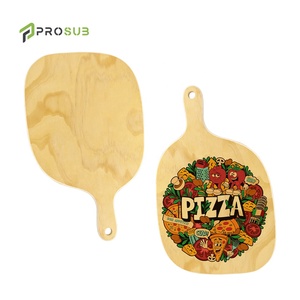 Prosub Custom Logo 7.7*13 ''Diy Hout Hakblok Onregelmatig Ovaal Multiplex Pizza Kaasplank Voor Keuken Hout Sublimatie Bord - Product Image 3