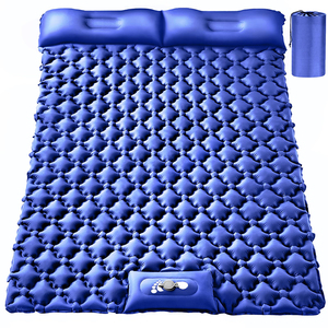 E-RIKE Materassino Gonfiabile Impermeabile Leggero Durevole Pieghevole Portatile Doppio per Campeggio all'Aperto con Pompa Integrata - Product Image 1