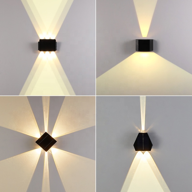 Yunduo Waterproof Garden Lights Solar Wall up and Down Wall Light Outdoor Wall Lighting · image 4