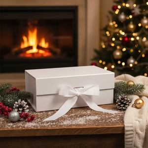 Stock Luxury Magnetic Closure <b>Gift</b> <b>Box</b> Wholesale Custom Christmas <b>Wedding</b> Rigid Paper <b>Gift</b> <b>Box</b> - Product Image 3