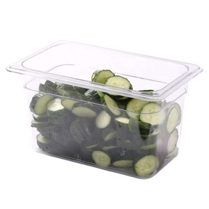 Plateau de stockage de nourriture en plastique profond de 6 ''Polycarbonate PC Gastronorm Container 1/4 Gn Pan pour <span class=keywords><strong>Restaurant</strong></span> - Product Image 1