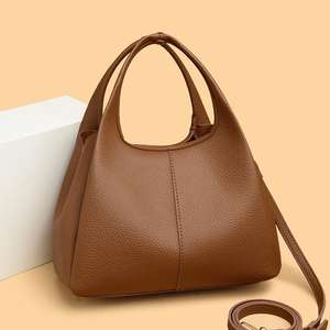 Women's new PU leather handbag, fashionable open crossbody <b>bag</b> - Product Image 3