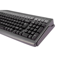 Teclado de escritorio 101 de alta calidad con lector de tarjetas de banda magnética de 3 pistas Interfaz USB Construcción de plástico-Nuevo producto