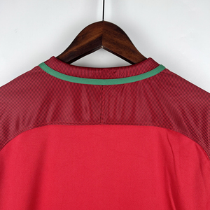 Retro Portugal Football Uniform Fabric Soccer Shirt Camisas De Futebol Football t Shirt Vintage Men <strong>Ronaldo</strong> Soccer Jersey - Product Image 5