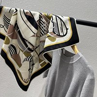 Direct van de fabriek: 65*65cm zijden sjaals & shawls, designer dames nekdoek, foulard, op maat bedrukt vierkant sjaaltje voor vrouwen