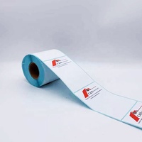 Papier d'étiquette d'emballage auto-adhésif en gros d'usine, étiquette de produit logistique