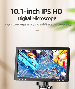 กล้องจุลทรรศน์ดิจิตอลความละเอียดสูง 20MP 1500X หน้าจอ <span class=keywords><strong>10.1</strong></span> นิ้ว พร้อมรีโมทแบบมีสาย สำหรับซ่อมโทรศัพท์และแผงวงจรพิมพ์ กล้องจุลทรรศน์สำหรับงานบัดกรี - Product Image 5