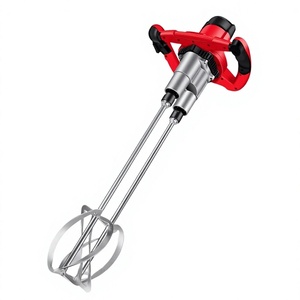 Mezcladora Eléctrica Industrial de Doble Varilla de 1600W/1800W/2500W para Concreto/Cemento/Pintura/Yeso con Doble Paleta 220V - Product Image 3