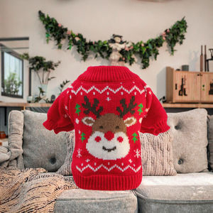 Novos Acessórios para Cães <span class=keywords><strong>2025</strong></span> Outono Inverno Fantasia de Natal de Animal Cometa Alce Moletom XS Roupas Fofas para Animais de Estimação Pequenos Cães e Gatos - Product Image 3