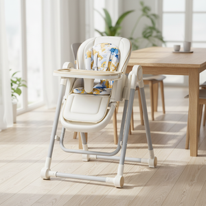 Chaise haute pour bébé portable OEM, multifonctionnelle, réglable, pliable, table à manger en plastique, chaise pour bébé, chaise haute pour l'alimentation des bébés - Product Image 1
