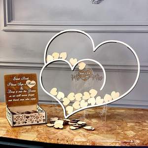 Rustic Reception Wedding Guest Book <b>Sign</b> Drop Top Frame - Product Image 1