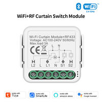 Module de commande intelligent Tuya WiFi RF433 pour rideaux électriques, contrôleur universel motorisé