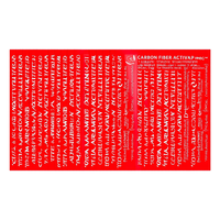 Film vinyle carbone de luxe auto-adhésif 1,52x1,8M rouge pour voiture, autocollant automobile