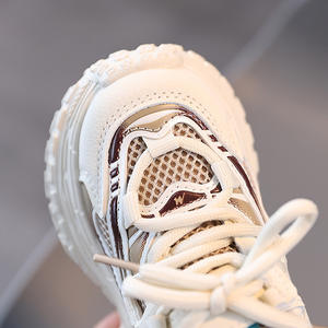 2025 Spring Autumn Casual <b>Shoes</b> Boys Girls Daddy's Choice Soft-Soled Running Mesh Breathable <b>Velcro</b> Sports Korean - Product Image 4