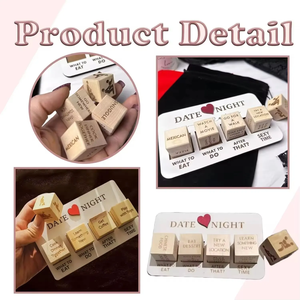 Top vendita legno amore decisione dadi per coppie partito sessuale gioco DND utilizzo dadi tipo di coppa - Product Image 5