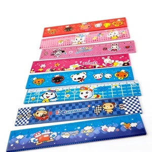 Regalo de Papelería Infantil con Dibujos Animados Kawaii, Regla Creativa de Plástico de 15 cm, Regla de Dibujo, Papelería al por Mayor - Product Image 1