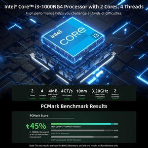 Mini PC BMAX B6 Plus Windows 11 12 Go + 512 Go Intel Core I3-1000NG4 RJ45 Prise EU US Ordinateur de jeu Matériel <span class=keywords><strong>informatique</strong></span> - Product Image 2
