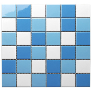 <span class=keywords><strong>KASARO</strong></span> precio de coste de fábrica autoadhesivo decoración de pared del inodoro azul Hotel piscina Zellige azulejos brillantes mosaico de cristal - Product Image 1