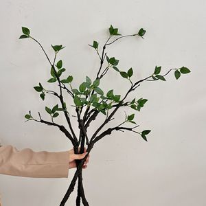 Ramas Verdes Artificiales, Flores en Jarrón, 30cm-100cm de Altura, Simulación Realista, Decoración de Interiores - Product Image 4