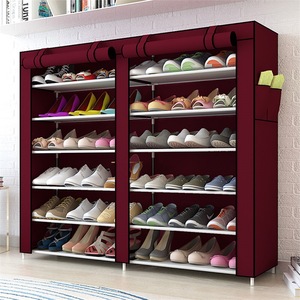 Étagère à chaussures en tissu non tissé, capacité de 36 à 49 paires, design moderne, meuble de rangement autoportant pour la maison - Product Image 1
