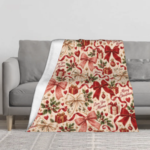 Excellente Couverture Florale Douce et Moelleuse à Motif de Fleurs Rouges, Nouveau Design, Idéale pour Dormir, Décoration ou Cadeau, Vente en Gros - Product Image 2